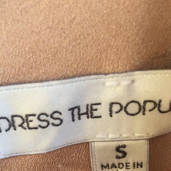 Dress The Population Appliqué Maxi Dress Gown in cream size S - Picture 11 of 16